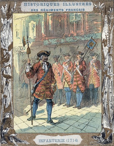 franskt infanteri av A. Demarle