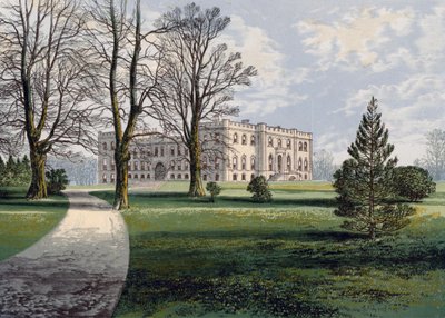 Kimbolton Castle, Cambridgeshire, sent 1800-tal. av A F Hydon