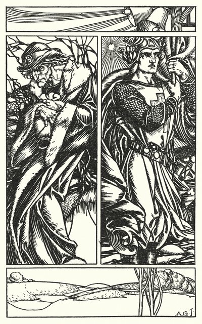Illustration till Tennysons In Memoriam (gravyr) av A. Garth Jones