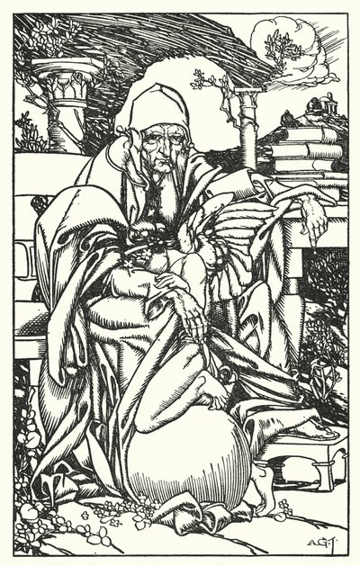 Illustration till Tennysons In Memoriam (gravyr) av A. Garth Jones