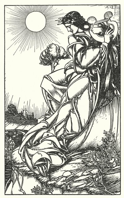 Illustration till Tennysons In Memoriam (gravyr) av A. Garth Jones
