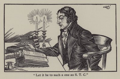 Illustration till The Essays of Elia av Charles Lamb (litho) av A. Garth Jones