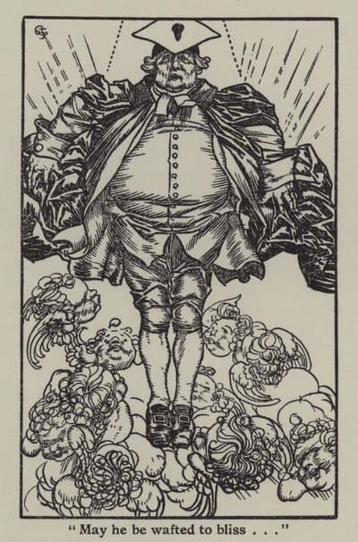Illustration till The Essays of Elia av Charles Lamb (litho) av A. Garth Jones