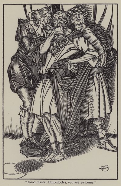 Illustration till The Essays of Elia av Charles Lamb (litho) av A. Garth Jones