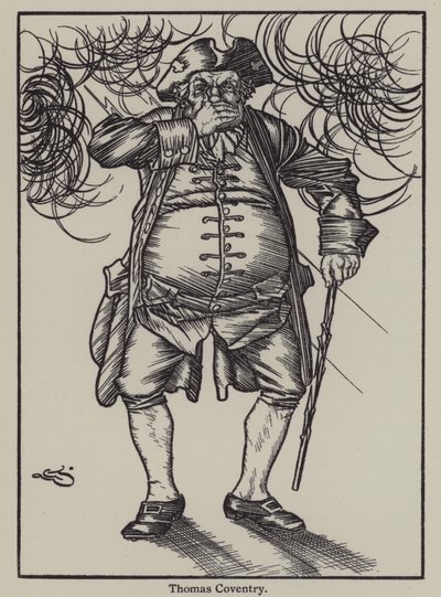 Illustration till The Essays of Elia av Charles Lamb (litho) av A. Garth Jones