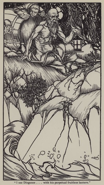 Illustration till The Essays of Elia av Charles Lamb (litho) av A. Garth Jones