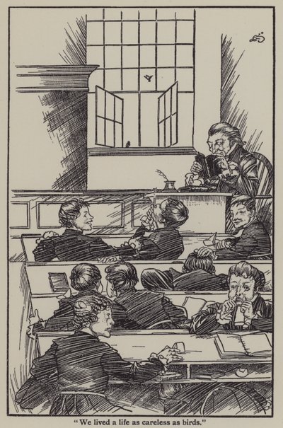Illustration till The Essays of Elia av Charles Lamb (litho) av A. Garth Jones