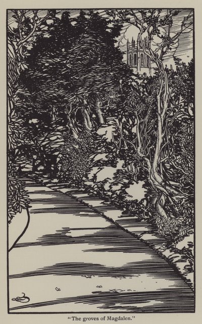 Illustration till The Essays of Elia av Charles Lamb (litho) av A. Garth Jones