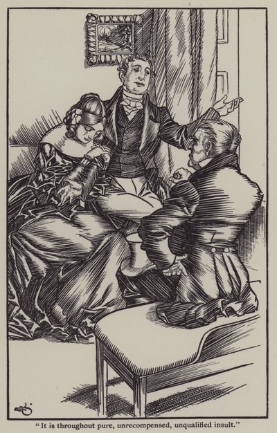 Illustration till The Essays of Elia av Charles Lamb (litho) av A. Garth Jones
