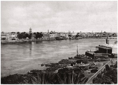 Moderna Bagdad, Kalifernas stad, Irak 1925 av A. Kerim