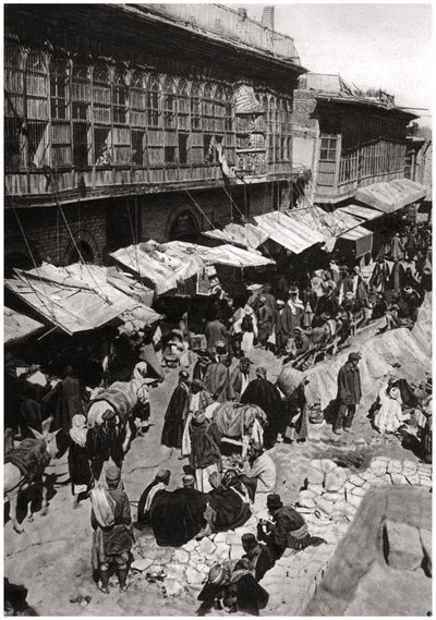 Sheikh Gazal-marknaden i Ashar, Basra, Irak, 1925. av A. Kerim