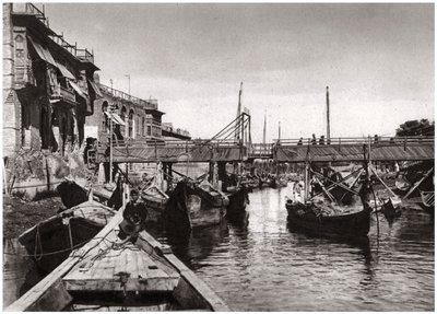Whiteley Bridge, Ashar Creek, Basra, Irak, 1925 av A. Kerim