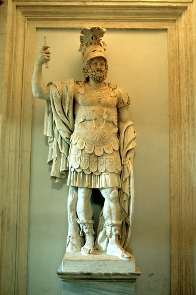 Romersk staty, Temple of Mars Ultor, Rom av A. Lorenzini