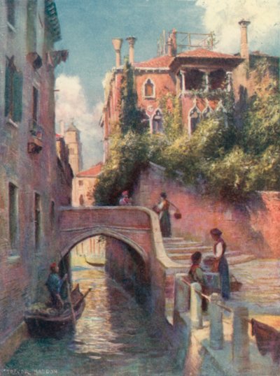 Baksidan av Palazzo Dario av A. Trevor Haddon