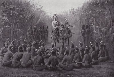 Invigningsceremoni i Torres Straits av A. Trevor Haddon