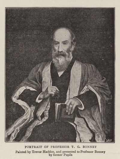 Porträtt av professor T G Bonney av A. Trevor Haddon