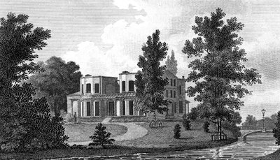 Lord Nelsons villa i Merton, 1800-talet. av A Warren
