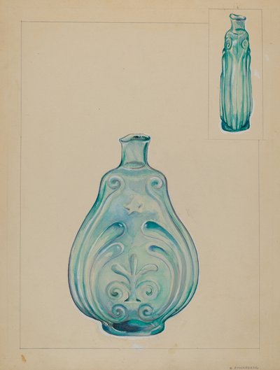 Glasflaska av A. Zaidenberg