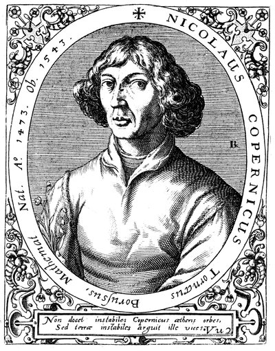 Nicolaus Copernicus, polsk astronom, 1645 av A. de Bry