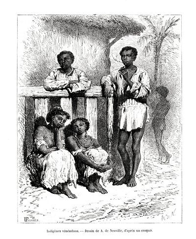 Ursprungsbefolkning, Venezuela, 1800-talet av A. de Neuville