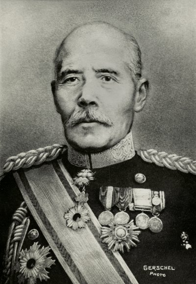 Porträtt av general Tamemoto Kuroki (foto) av Aaron Gerschel