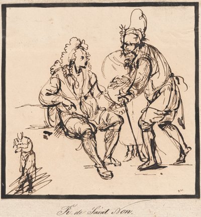 En trädgårdsmästare och en gentleman av Abbé de Saint Non Jean Claude Richard