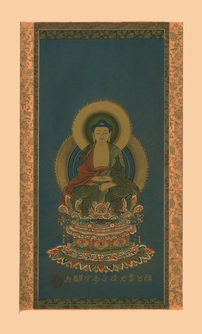 Amitabha, tidigt 1800-tal, 1886. av Abbot of Zojoji