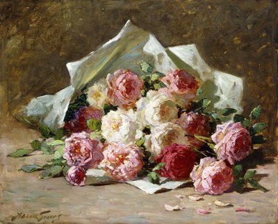En bukett rosor av Abbott Fuller Graves