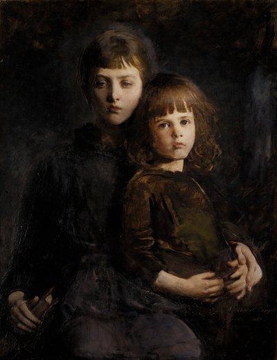 Bror och syster (Mary och Gerald Thayer) av Abbott Handerson Thayer