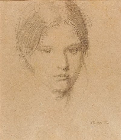 Porträtt av konstnärens dotter, Mary av Abbott Handerson Thayer