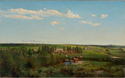 ""Le domaine de Mount Fyans en Australie"" (Mount Fyans hembygd) Peinture de Louis Buvelot (1814-1888) - 1869 - Olja på duk Dim 58,6x95,3 cm National Gallery of Australia, Canberra av Abraham Louis Buvelot