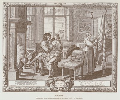 Tactus (beröringen) av Abraham (after) Bosse