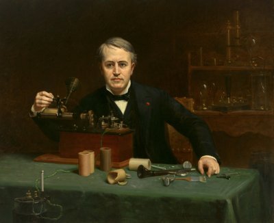 Thomas Alva Edison (1847-1931) av Abraham Archibald Anderson