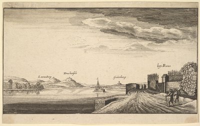 Rhen nära Bonn, kopia, 1625-77. av Abraham Aubri