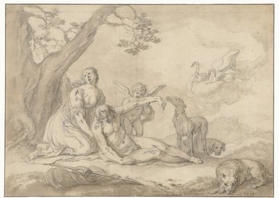 Diana en Endymion av Abraham Bloemaert