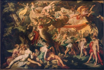 Bröllop av Peleus och Thetis av Abraham Bloemaert
