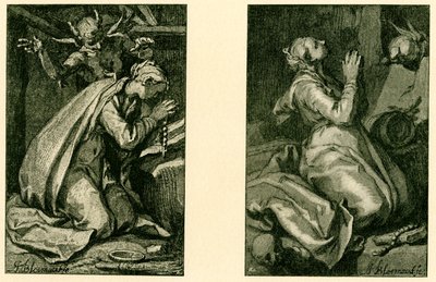 Heliga ångerfulla av Abraham Bloemaert