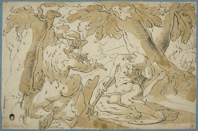Merkurius och Argus av Abraham Bloemaert