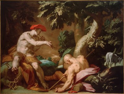 Mercury, Argus och Io av Abraham Bloemaert
