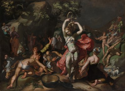 Moses slår klippan, 1596. av Abraham Bloemaert