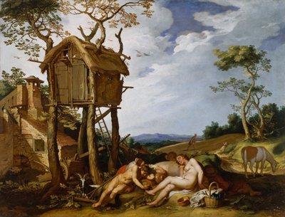 Liknelsen om vetet och stjälkarna av Abraham Bloemaert