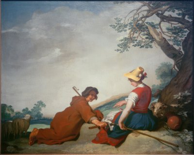 Pastoral scen av Abraham Bloemaert