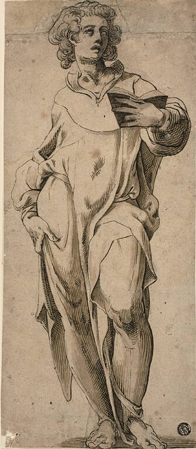 Sankt Johannes evangelisten av Abraham Bloemaert