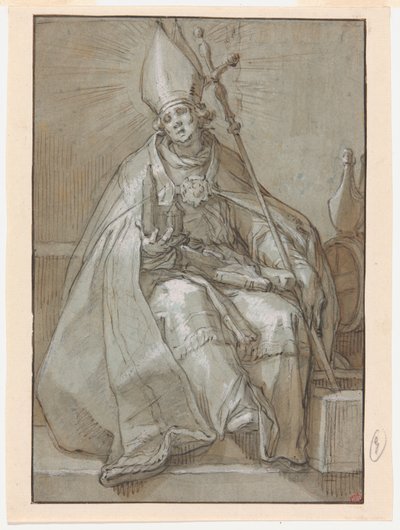 Sankt Willibrord av Abraham Bloemaert