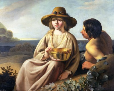 Herde och Herdinna av Abraham Bloemaert
