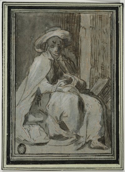 Sankt Johannes av Lykopolis av Abraham Bloemaert
