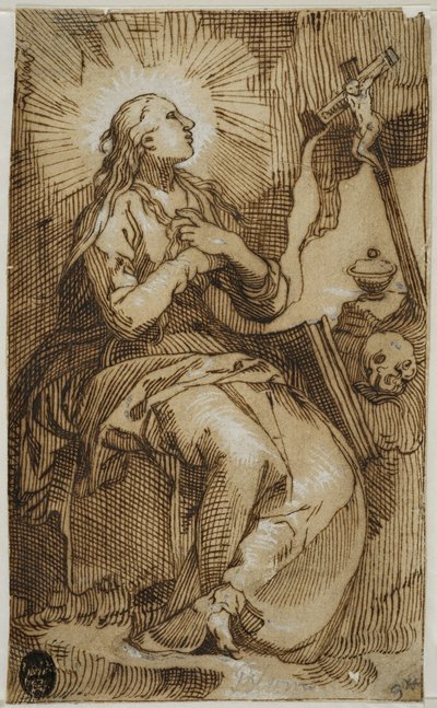 Sankta Maria Magdalena av Abraham Bloemaert
