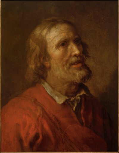 Studiehuvud för en gammal man av Abraham Bloemaert
