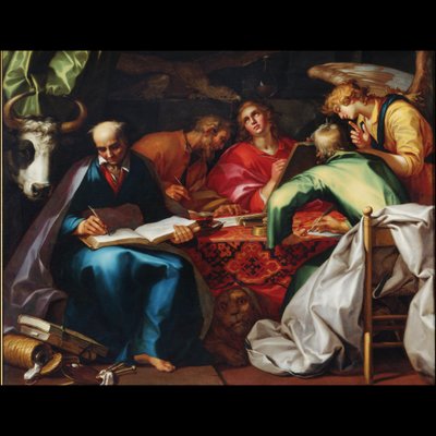 De fyra evangelisterna av Abraham Bloemaert