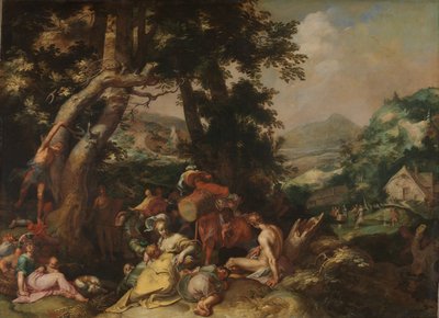 Johannes Döparens predikan Johannes Döparens predikan av Abraham Bloemaert